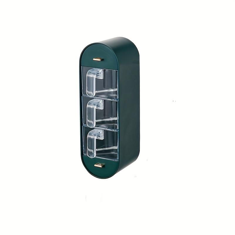 Combination Seasoning Box Five Partition Wall Mounted Spice Box Household No Punching Kitchen Seasoning Box