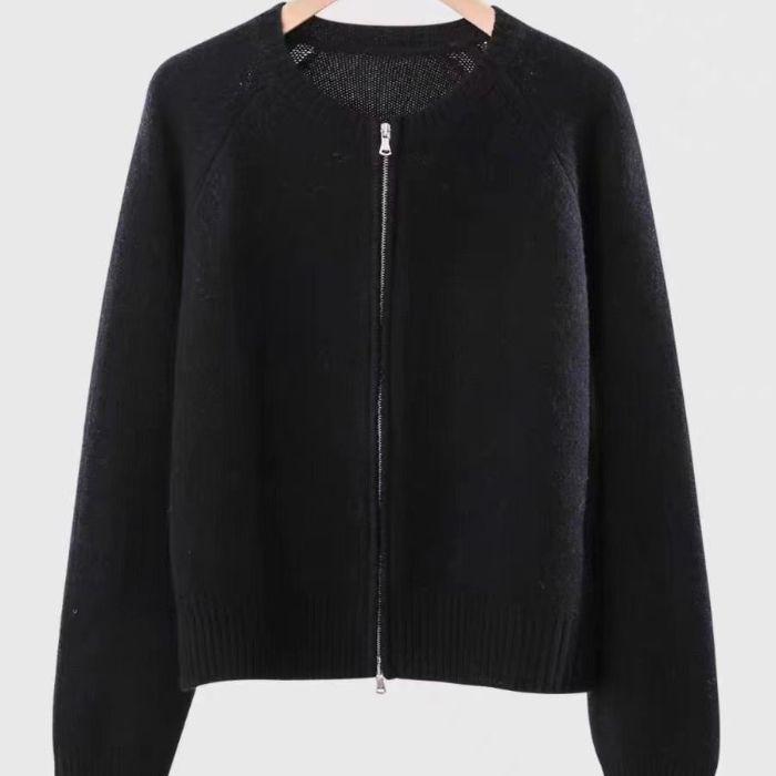 Měkký a lepkavý pletený kardiganový kabát pro dámské podzimní a zimní nové svrchní oblečení