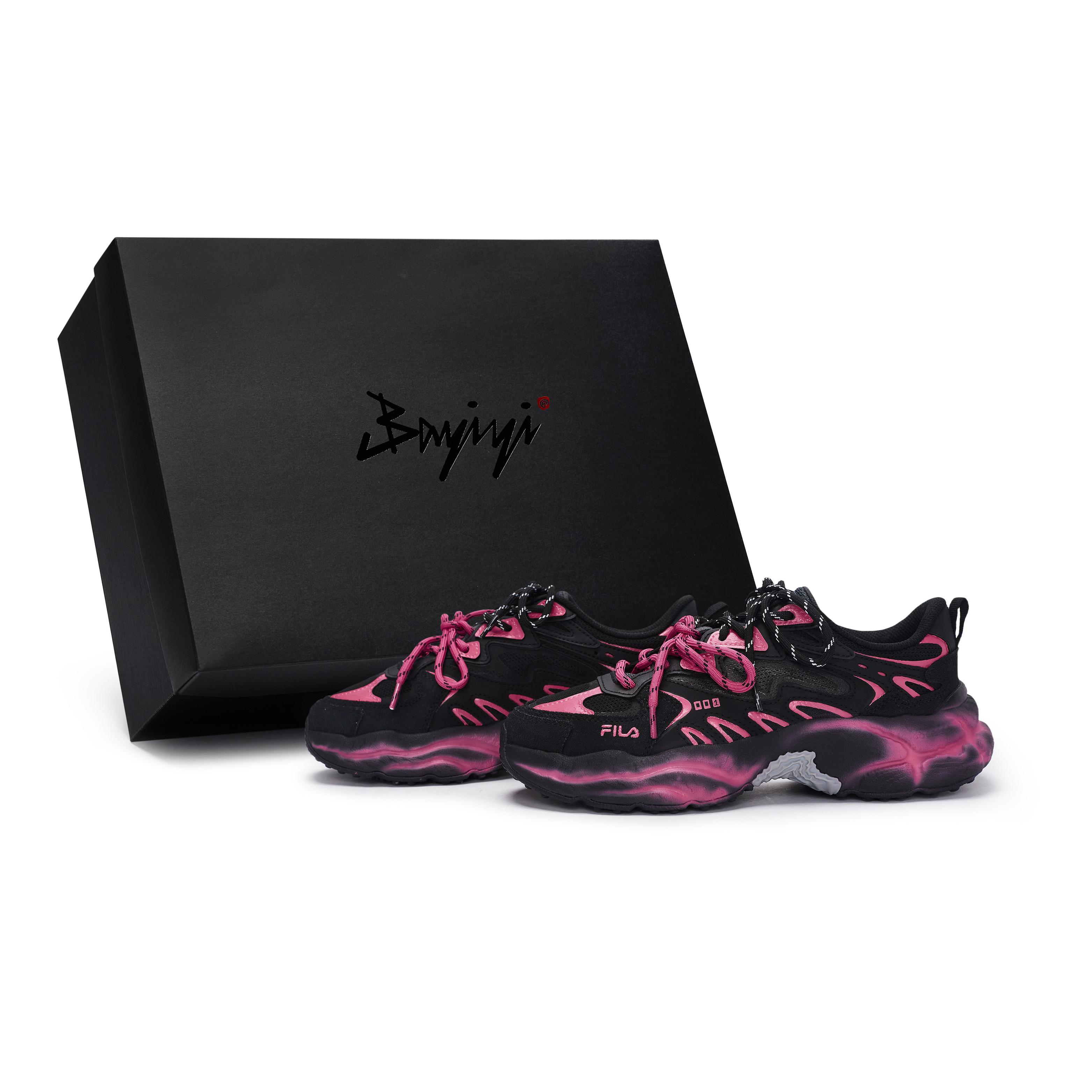 FILA Fern2 Chunky Sneakers Women s Low top Rose Red F12W331101ADB(Team80-SBOX) 37.5