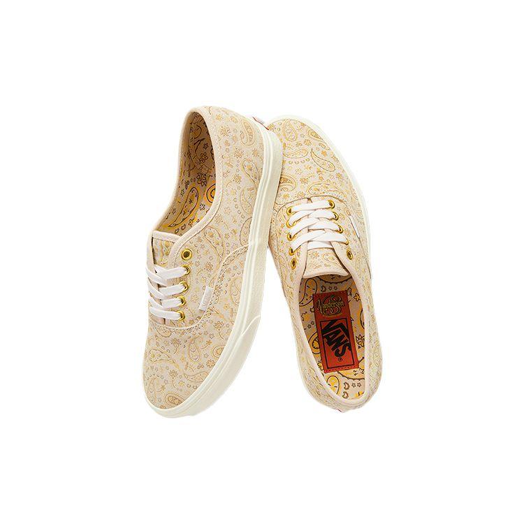 Anderson .Paak X Vans Authentic Sand Paisley Unisex Sneakers Brown VN0A5KRDSAN