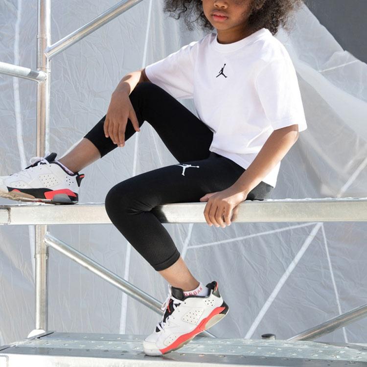 Jordan Kids T Shirts Crew Neck Moderate Kids' JD2132042GS-001