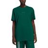 adidas Ivy Park 4All Culoare uni Moda Confortabil Moale Gât rotund Tricou cu mânecă scurtă Femei Topuri Verde-închis GT4081
