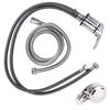 Shampoo Bed Faucet Sprayer Switch Set Zinc Alloy Chrome Plating for Club Beauty Salon Barbershop SPA
