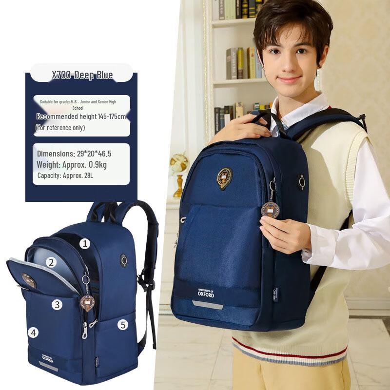 Boys' Ergonomic Student Backpack