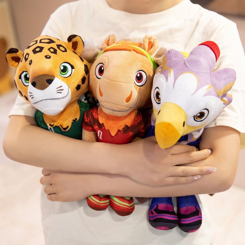 2026 FIFA World Cup 1:1 Scale Cratch Mascot Plush Toy Fan Souvenir Stuffed Animal