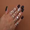 Multi-Piece Ring Set Of 19, Beach Style Women'S Jewelry.
