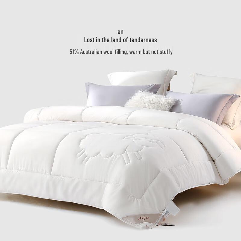 

Mercury Home Textiles Australian Wool Blend Winter Quilt