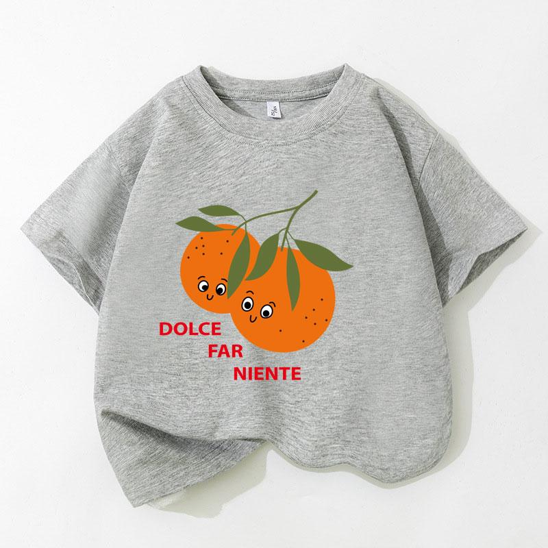 Girls T-shirts Short-sleeve Blouse for Kids 2025 Summer Spring Teenager School Tees Cotton Children Outfits Toddler Outerwear