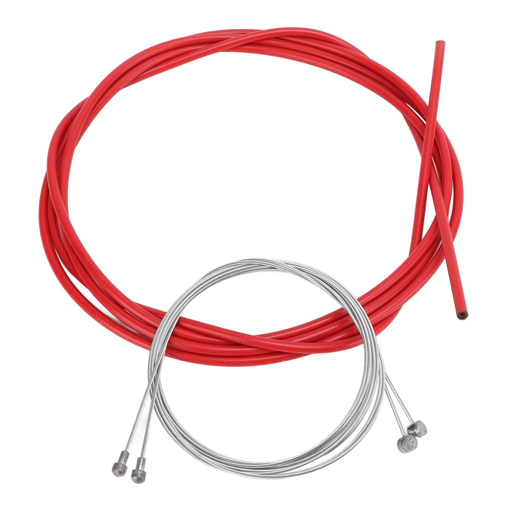MEROCA Bicycle Shifter Cable Housing Kit Bike Brake Cable Housing Sets Bicycle Brake Line TubeRed
