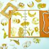 100 Golden Laser Animal Stickers Personalized Waterproof Transparent PET Decorative Guitar Notebook Handbook