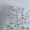 Super Cute Cartoon Stickers Collection DI High-value Decorative Stickers Student Pen Holder Transparent Flat Stickers