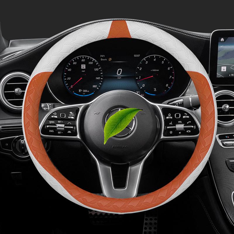 Ultra-Thin Suede Steering Wheel Cover for Toyota Crown Highlander (12th-14th Gen) - All Seasons