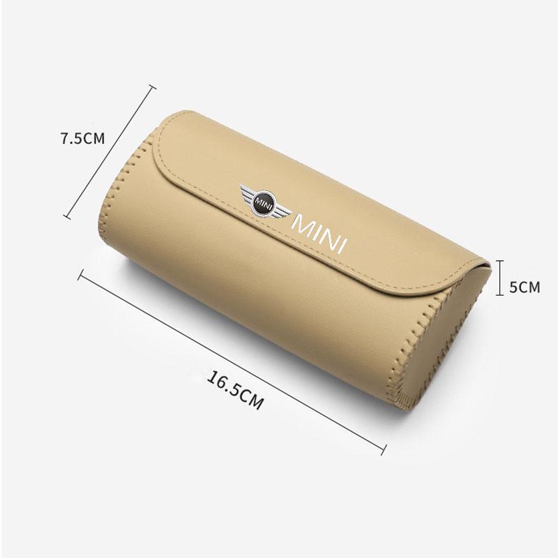 Car Eyewear Organizer Storage Glasses Box For Car Sun Visor Sunglasses Organizer For BMW MINI JCW CLUBMAN COUNTRYMAN CLUBVAN VAN Vision Urbanaut COUPE