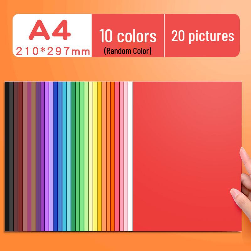 

Листы плотного картона 30 цветов для оригами - Большие, прочные листы для поделок для проектов начальной школы, вырезания звезд и бумажных журавликов