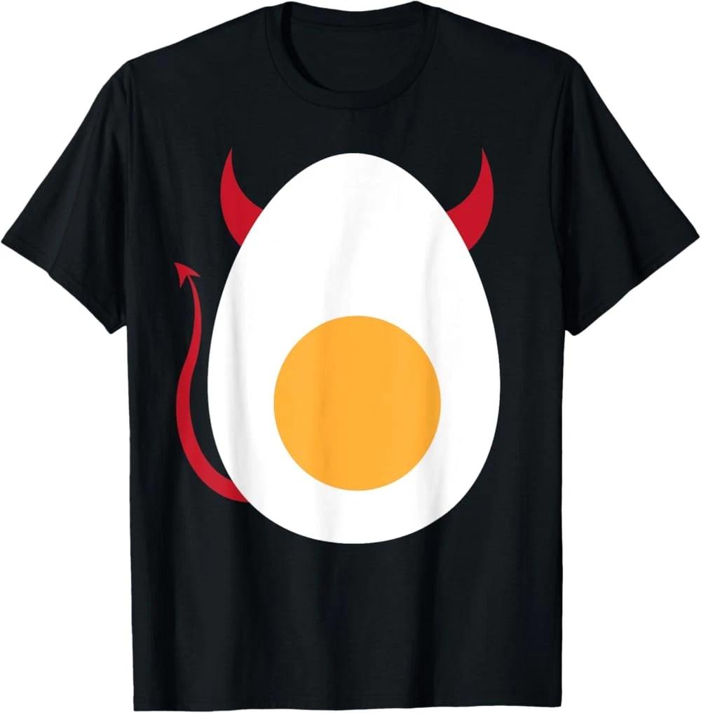 Deviled Egg Halloween Shirt | Cool Boiled Egg Funny Gift T-Shirt S