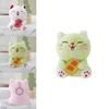 Cute Lucky Cat Stuffed Toy With Premium Plush For Home Decor And Collectors