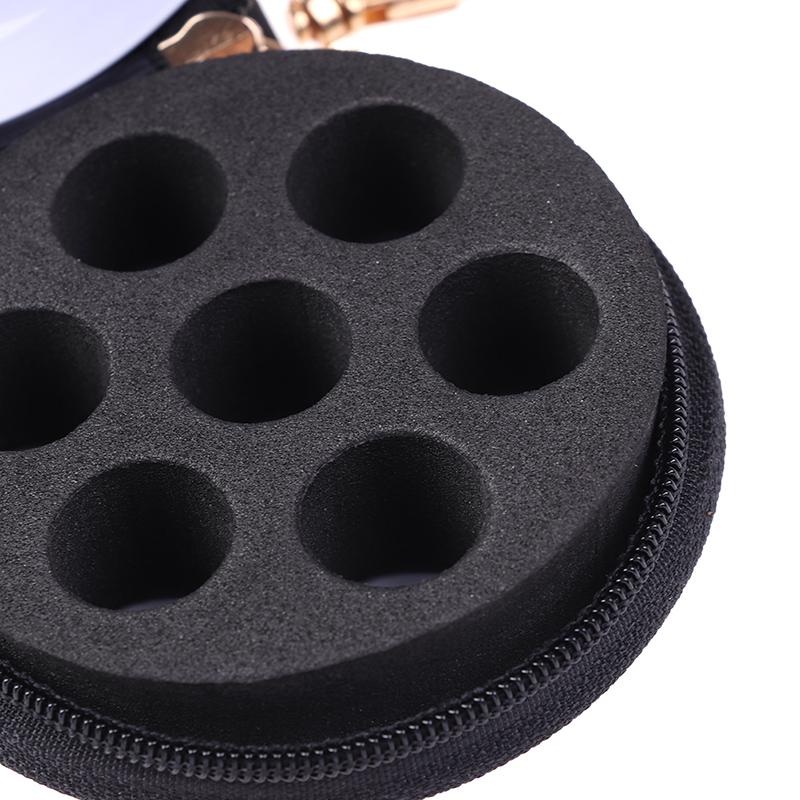 7 Bottles Round Essential Oil Storage Bag Essential Oil Organizer 1Ml 2Ml Bottle