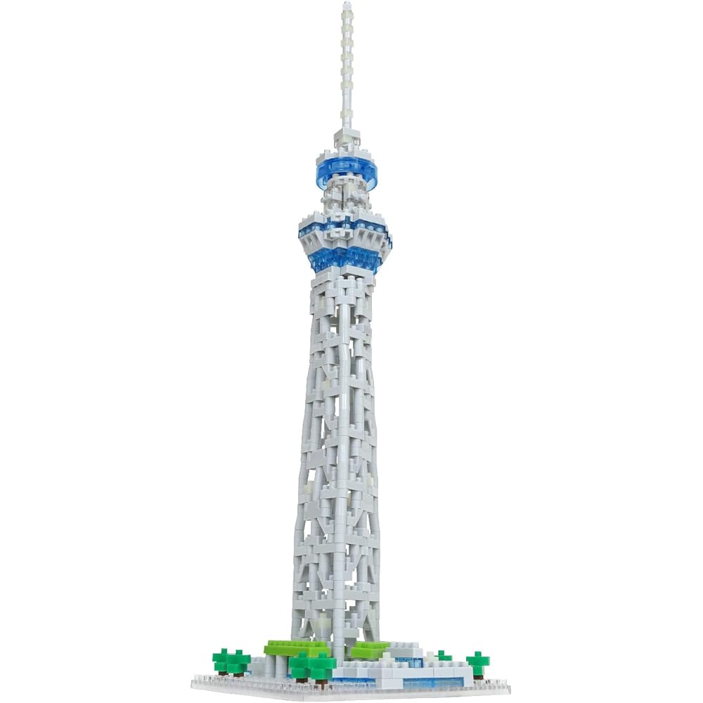 Kawada Nanoblock Tokyo Skytree Building Set 3D Puzzle Model Toy for Adults and Kids