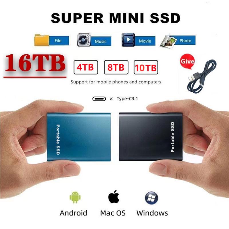 High-Speed Mobile SSD: 16TB, 30TB, 60TB Solid-State Drive for Expanded Storage and Fast Data Transfer