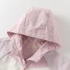 DAVE & BELLA Girls' Waterproof Hooded Spring Jacket