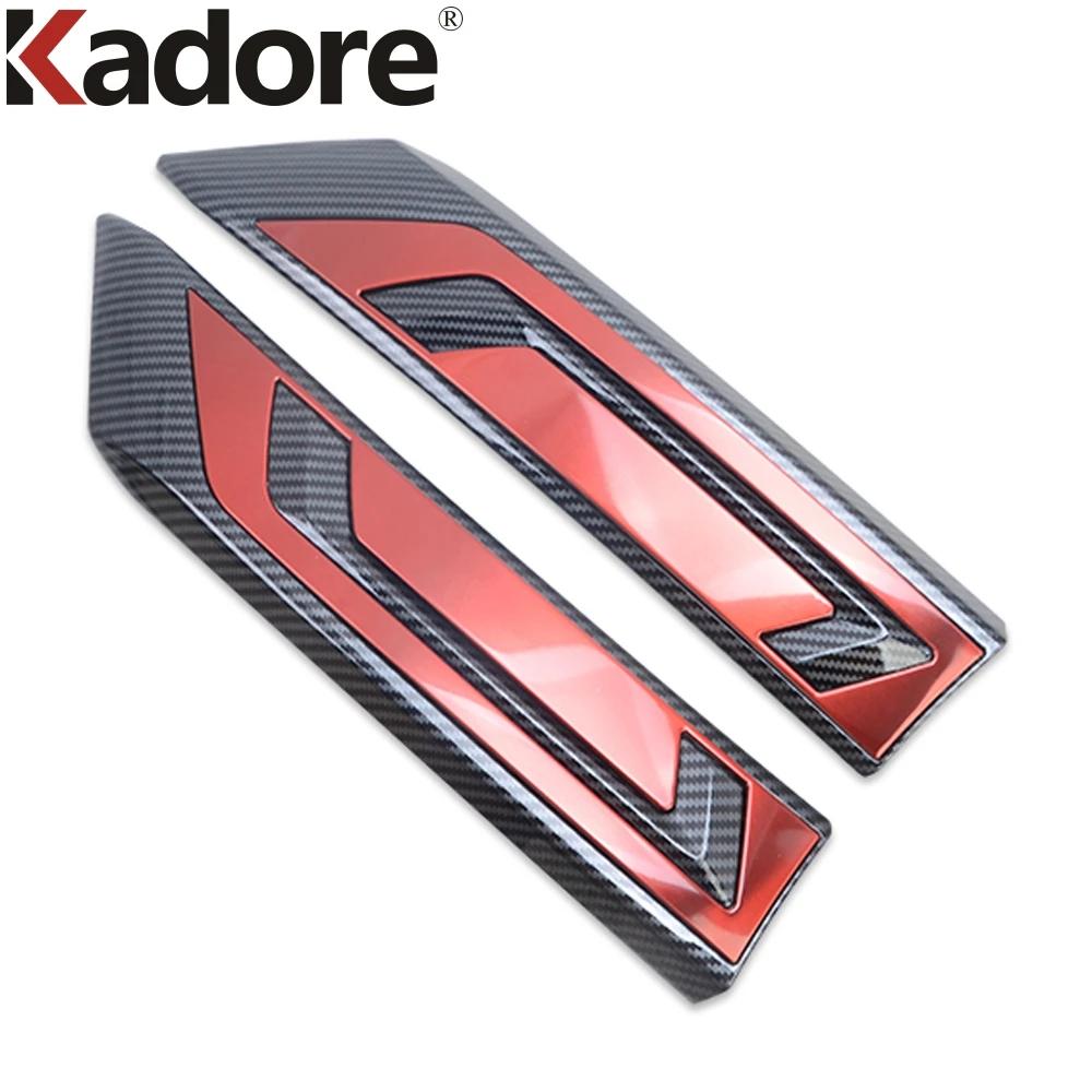 Front Upper Grille Cover Trim For Toyota RAV4 RAV 4 LE XLE 2024 Carbon Car Front Grills Molding Trims