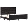 Boxspring Bed with Headboard Black 180 X 200 Cm Velvet