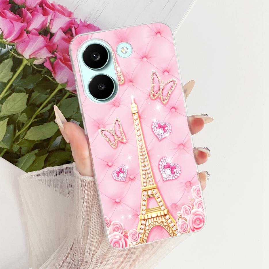 For Xiaomi Poco X8 Pro 5G Case Cute Cat Peacock Painted Cover Soft Slim Phone Case For Xiaomi Poco X8 Pro Max PocoX8 Pro 5G Bags