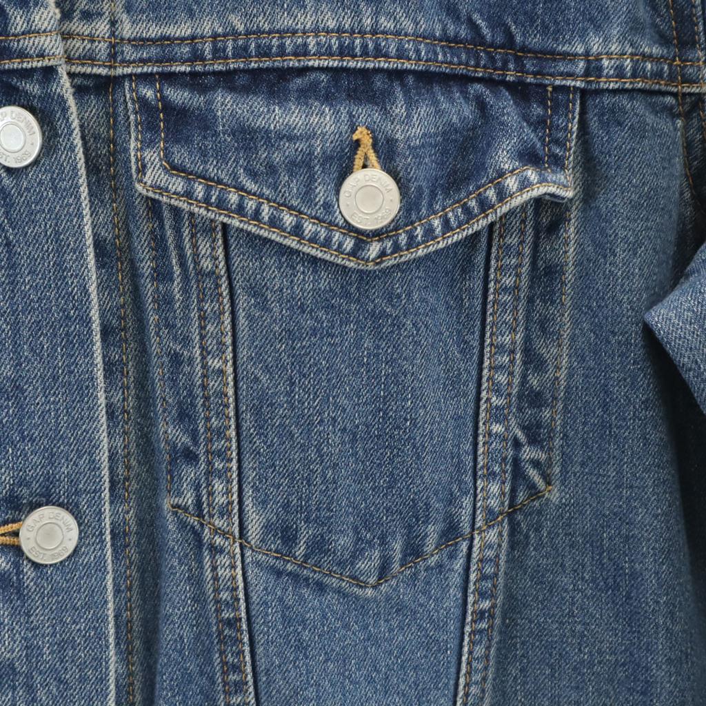 GAP DENIM Denim Jacket M Wash Blue Denim Jacket Trucker Women Used