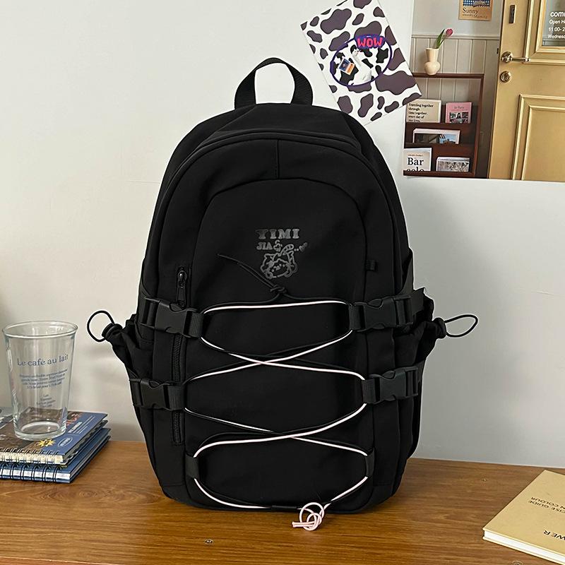 

Школьный рюкзак Женский Ученик средней школы Корейская версия Ins Высокая ценность Большая вместимость Рюкзак для старшеклассников Студенческий рюкзак Сумка для отдыха на открытом воздухе .