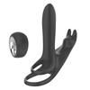Vibrating Cock Ring 3 in 1 Silicone Penis Ring G-Spot & Clitoral Stimulator Couple Vibrator Adult Sex Toys for Men or Couples Play