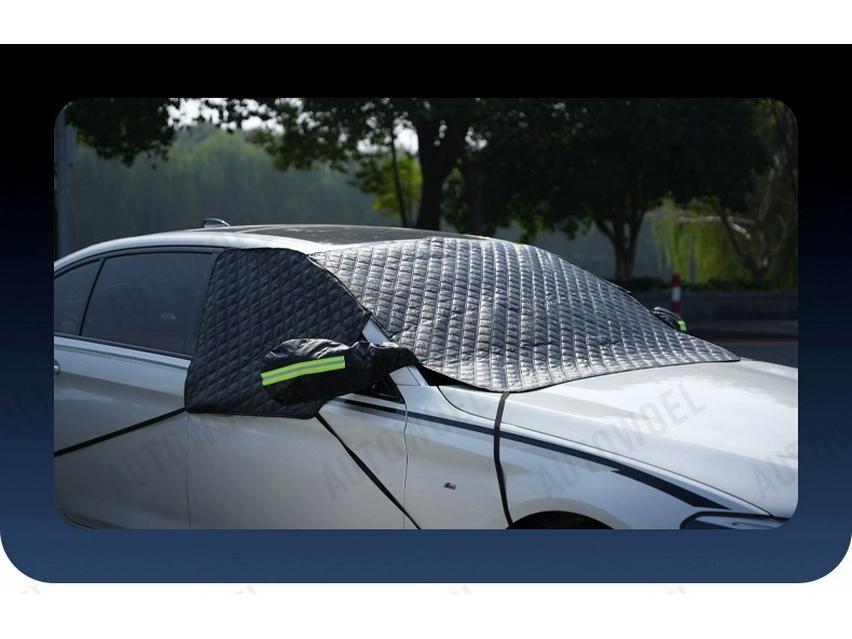 Extra Große Doppelseitige Oxford Schneedecke: Frostschutzmittel, Frostschutz für Autoscheibe - Winterfest.