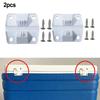 2pcs Coolers Replacement Hinges Hinges Set Replacement For Colemans Coolers Hinges Kit With 8 Screws For Colemans Coolers Hinges