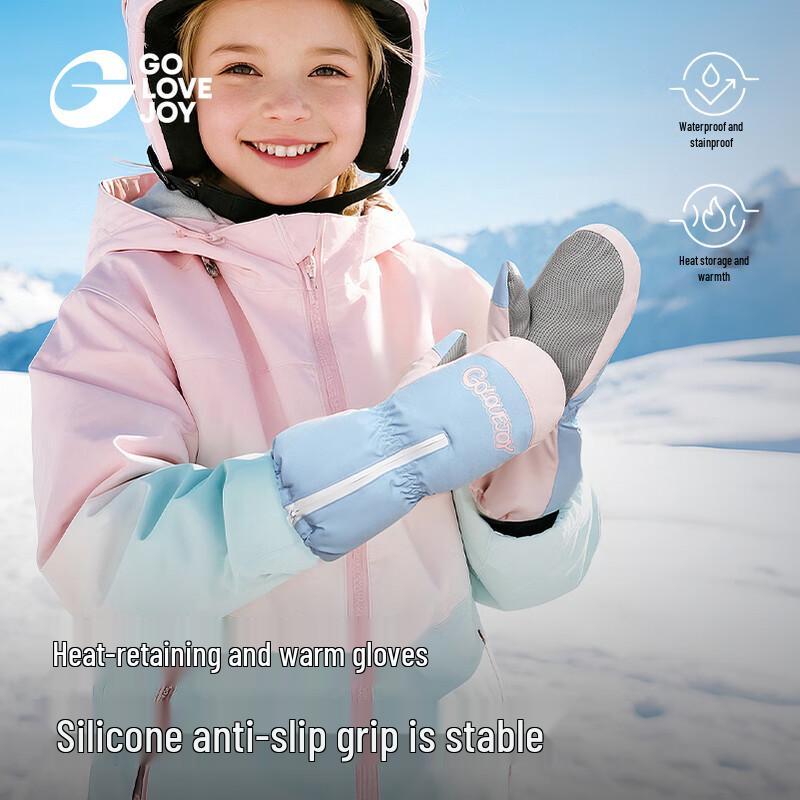

GOLOVEJOY Kids Winter Waterproof Thermal Ski Mittens S