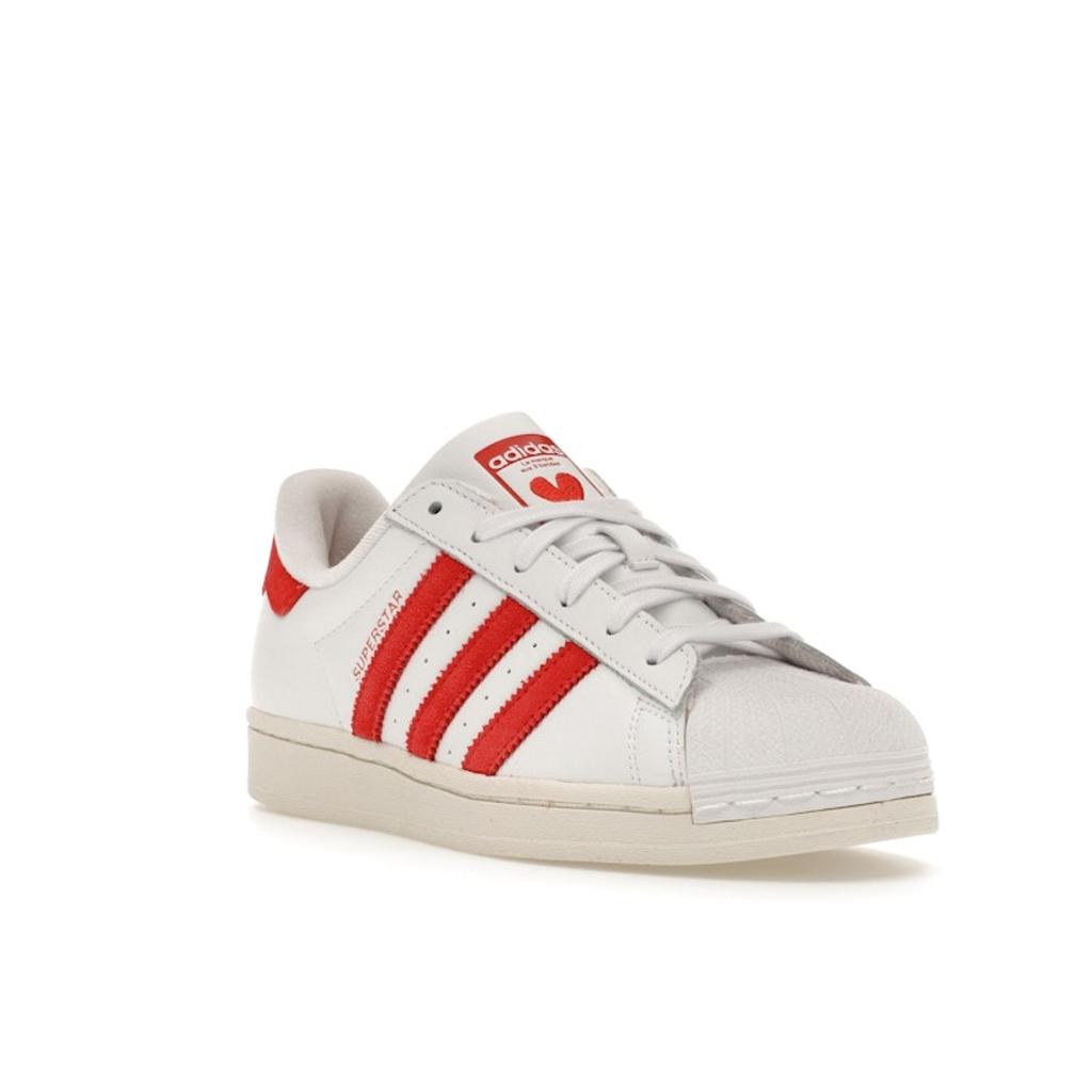 Adidas Superstar Valentines Day 2024 Women Sneakers White Cloud-White Bright-Red IG5958