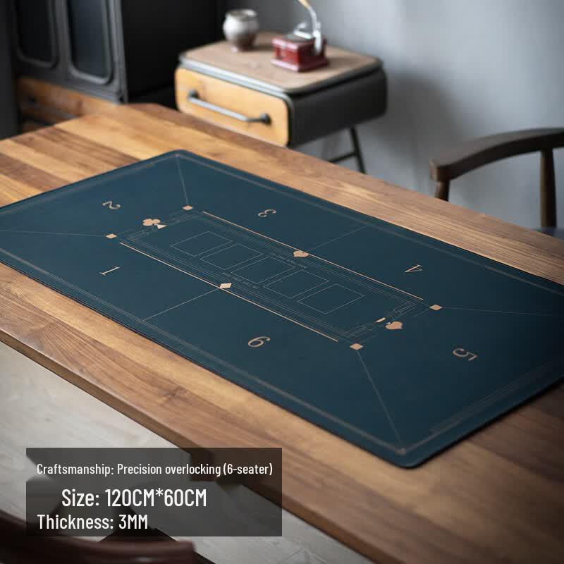 Thickened Rubber Texas Hold em Poker Table Mat