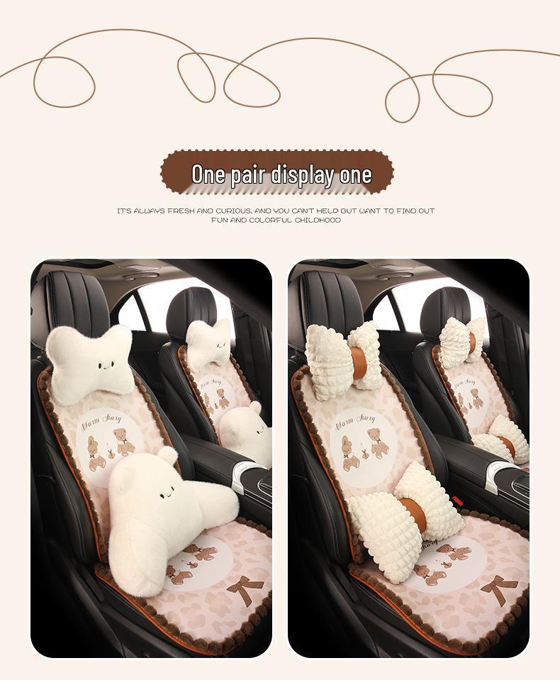 Entzückendes Bären-Autositzkissen für BMW X1/X2/X3/325LI/I3 - Für alle Jahreszeiten