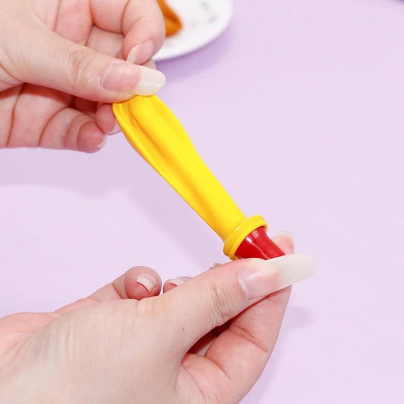 5-10PCS Balloon Aircraft Science and Technology Educational Toy Technology Handmade Diy Balloon Saucer Children's Creative Toys