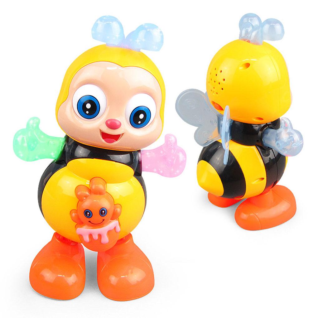 Electric Bee Childrens Toy Dancing To Rhythm Of Music Hands Move Up And Down Interactive And Fun
