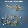 1/72 Scale Plastic DIY Assembly Model Military Plane Collection AH-64 Fighter US Apache Armed Helicopter Aircraft Toys