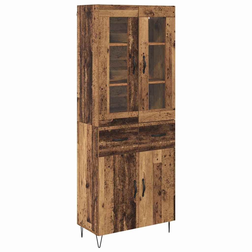 Highboard Reclaimed Wood 69.5 x 34 x 90 cm Particle Board