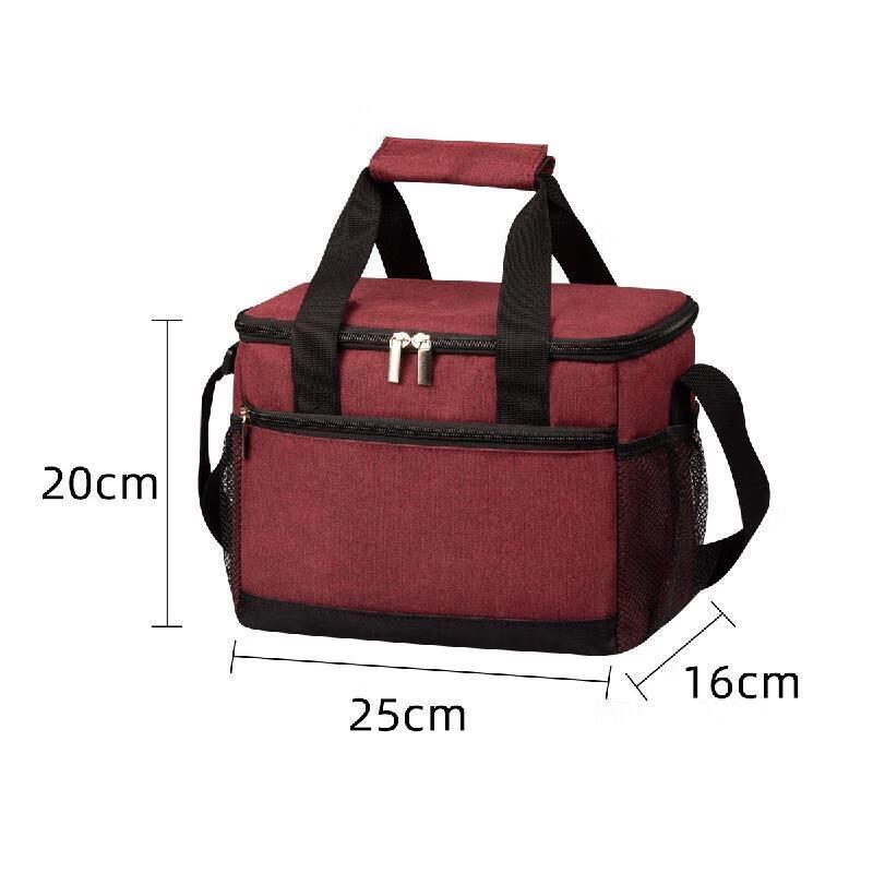 Oxford Cloth Outdoor Insulated Picnic Lunch Bag Small