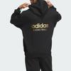 Adidas Originals Dragon Print Hoodie With Front Logo From The CNY Collection Unisex Tops Black JE3499
