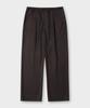 Teildeon Stefano Bending Wool Pants Brown