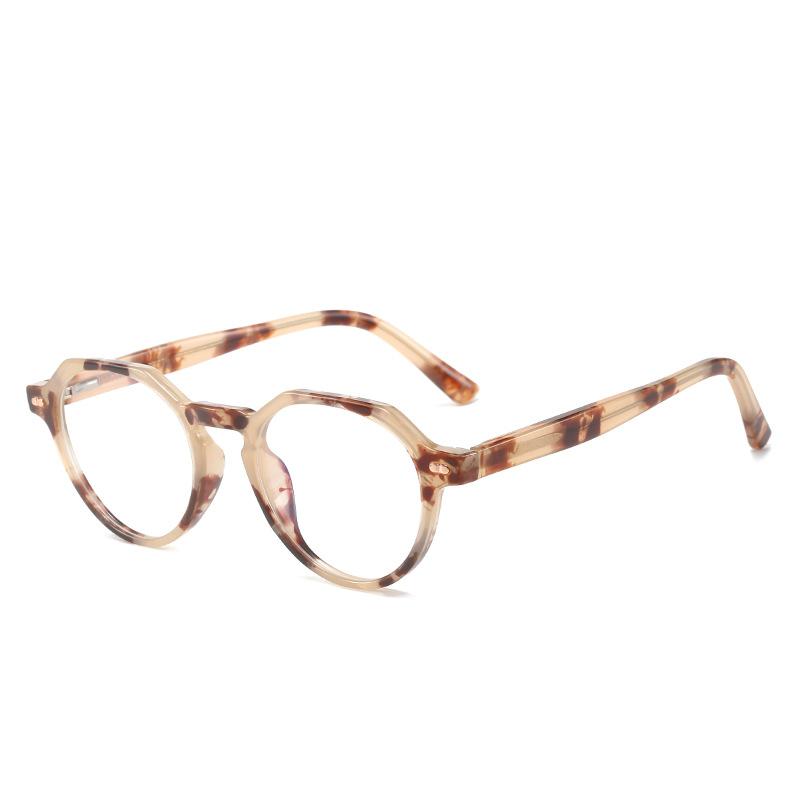 

JYL TS Flat Glasses Ellipse TR90 Rivet Korea Women/7025 B-6819 оск золотий колір