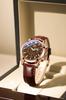 Men's Watch, Leather Band, Calendar Function, Waterproof, Luminous Hands, Suitable for Business.