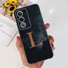 Initials Letter Pattern For Oppo A80 5G OppoA80 A 80 Bumper Case Soft TPU Coque Cover Capas Silicone Clear Funda CPH2639 Capas