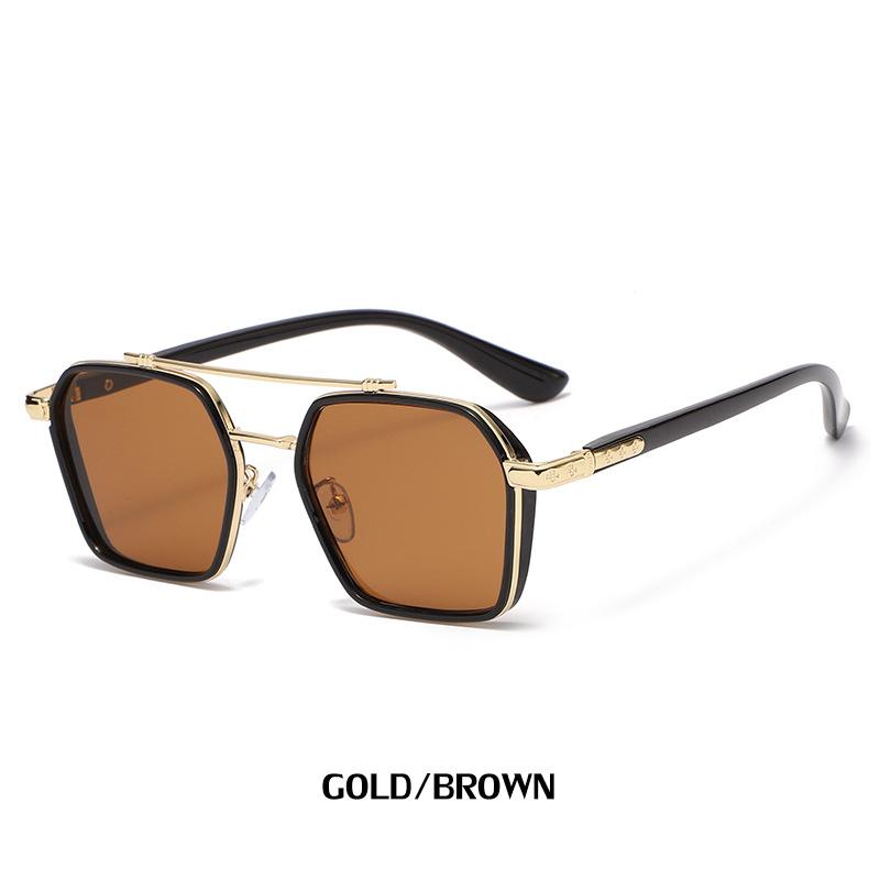 Wei Ting With Sunglasses Men'S Trendy Large Square Sunglasses Men'S Anti-Blue Glasses