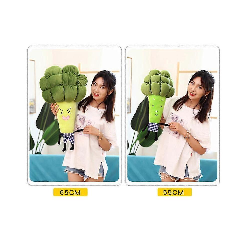 Cute Multi-functional Pillow Vegetable Broccoli Plush Toys Soft Comfortable