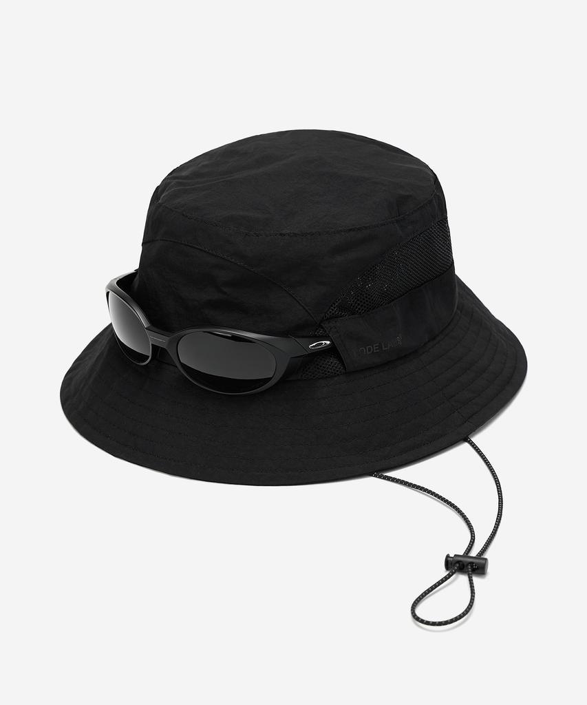 NODE LABS Dev:5 Sunglasses Cut Bucket Hat_Black