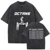 Vintage Washed Don Toliver Octane Album  Merch T Shirt Unisexs Women Hip Hop Oversized Gothic Tshirt Tshirts Streetwear